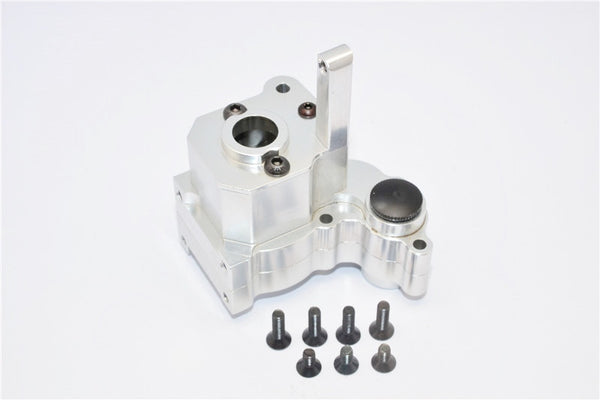 Axial Wraith & Wraith Spawn Aluminum Center Transmission Case - 3Pcs Set Silver