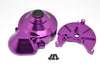 Axial Wraith & Wraith Spawn Aluminum Transmission Spur Gear Case - 2 Pcs Set Purple