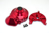Axial Wraith & Wraith Spawn Aluminum Transmission Spur Gear Case - 2 Pcs Set Red