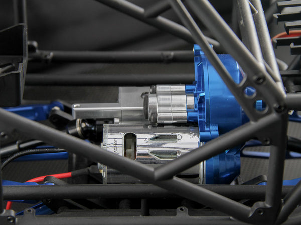Axial Wraith & Wraith Spawn Aluminum Transmission Spur Gear Case – 2-Piece Upgrade Set In Blue - View #7