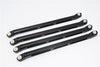 Axial Wraith & RR10 Bomber Aluminum Lower Thread Rod - 4Pcs Set Black