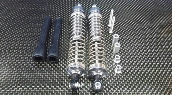Axial Wraith & Wraith Spawn Aluminum Front/Rear Adjustable Dampers - 1Pr Set Silver