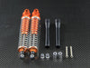 Axial Wraith & Wraith Spawn Aluminum Front/Rear Adjustable Dampers - 1Pr Set Orange