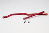 Axial Wraith & RR10 Bomber Aluminum Steering Link - 2Pcs Set Red