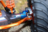 Axial Wraith & RR10 Bomber Aluminum Steering Link - 2Pcs Set Orange