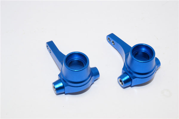 Tamiya WR02C Aluminum Front Knuckle Arm - 1Pr Set Blue