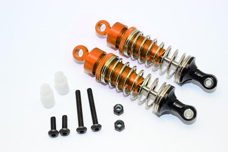 HPI WR8 Flux Aluminum Front Adjustable Damper (70mm) - 1Pr Set Orange