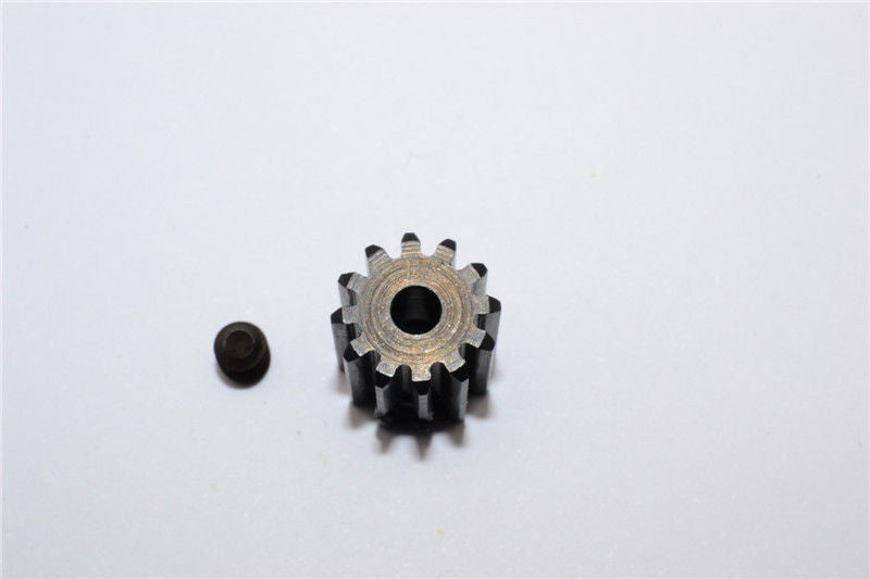 Axial EXO & Wraith Spawn Steel Motor Pinion (12T) - 1Pc Black