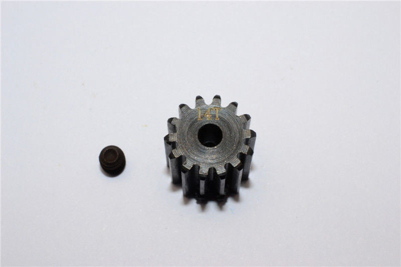 Axial EXO & Wraith Spawn Steel Motor Pinion (14T) - 1Pc Black