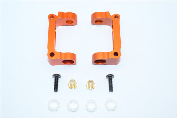 Tamiya WR02C Aluminum Front C-Hub - 1Pr Set Orange