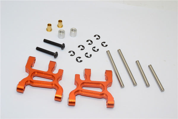 Tamiya WR02C Aluminum Front Lower Arm - 1Pr Set Orange