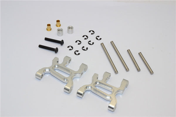 Tamiya WR02C Aluminum Front Lower Arm - 1Pr Set Silver