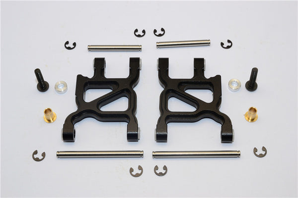 Tamiya WR02C Aluminum Rear Lower Arm - 1Pr Set Black