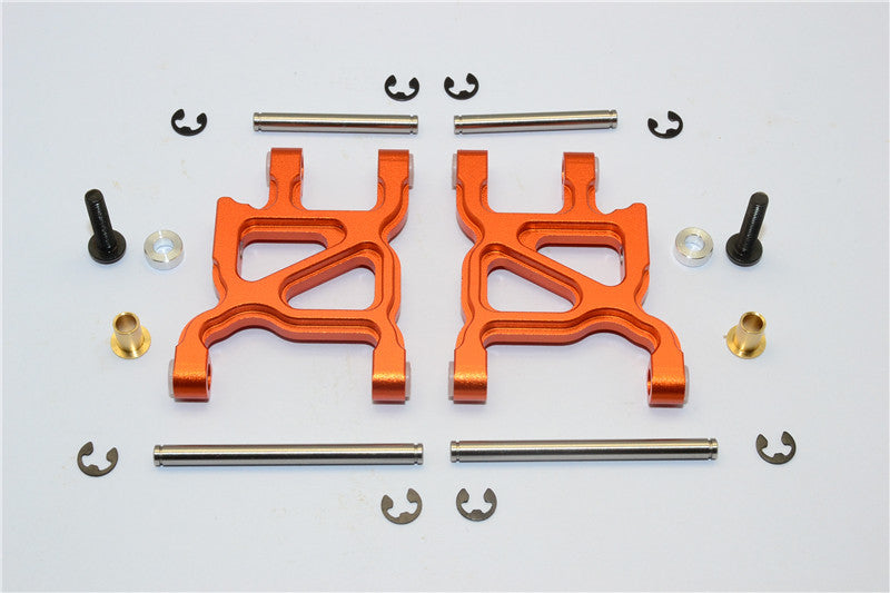 Tamiya WR02C Aluminum Rear Lower Arm - 1Pr Set Orange