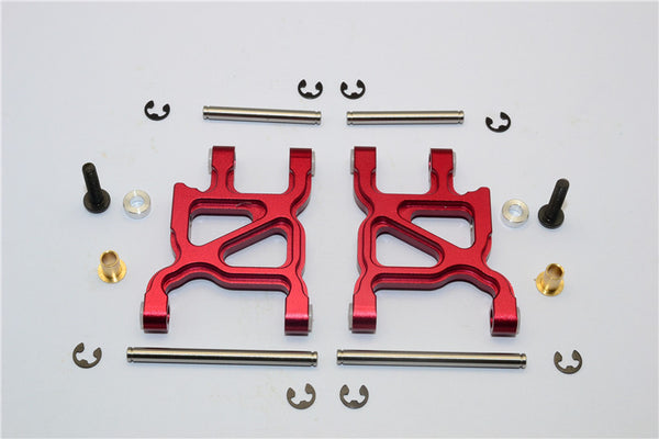 Tamiya WR02C Aluminum Rear Lower Arm - 1Pr Set Red