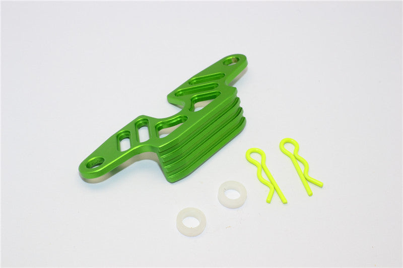 Tamiya WR02C Aluminum Battery Holder - 1Pc Set Green