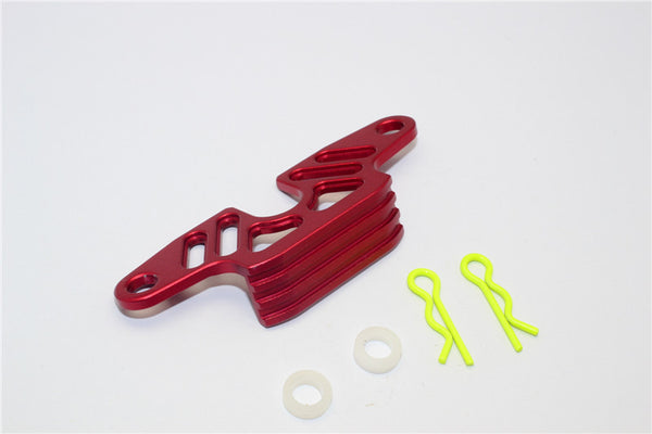 Tamiya WR02C Aluminum Battery Holder - 1Pc Set Red