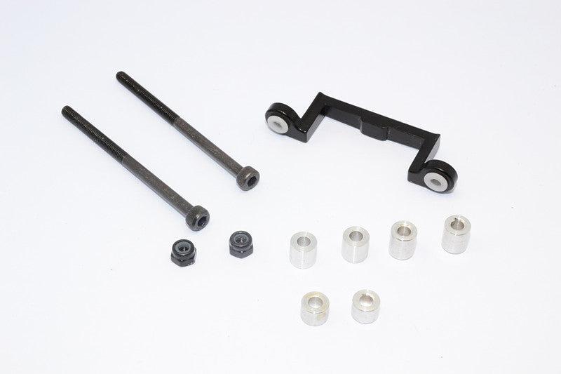 Tamiya Wild Willy 2 Aluminum Front/Rear Arm Bulk Use With GPM Item#WW2055 & WW2056 - 1Pc Set Black