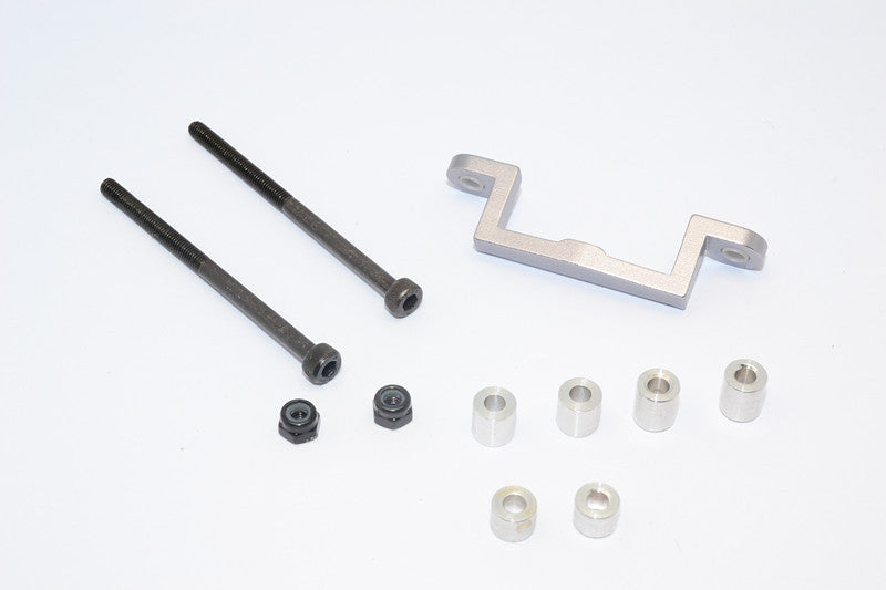 Tamiya Wild Willy 2 Aluminum Front/Rear Arm Bulk Use With GPM Item#WW2055 & WW2056 - 1Pc Set Gray Silver