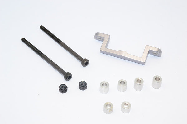 Tamiya Wild Willy 2 Aluminum Front/Rear Arm Bulk Use With GPM Item#WW2055 & WW2056 - 1Pc Set Gray Silver