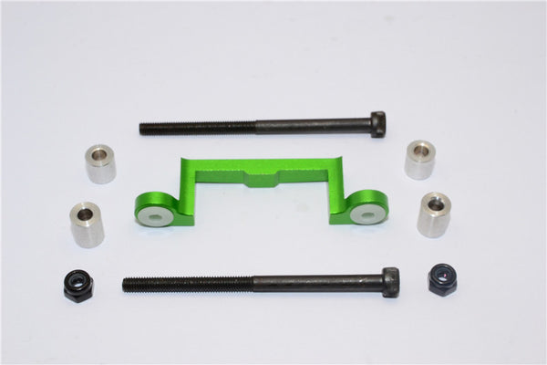 Tamiya Wild Willy 2 Aluminum Front/Rear Arm Bulk Use With GPM#WW2055/WW2056 Front/Rear Lower Arms - 1Pc Set Green