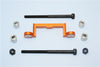Tamiya Wild Willy 2 Aluminum Front/Rear Arm Bulk Use With GPM#WW2055/WW2056 Front/Rear Lower Arms - 1Pc Set Orange
