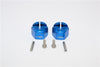 Tamiya Wild Willy 2 Aluminum Hex Adapter (12X10mm) - 2Pcs Set Blue