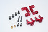Tamiya Wild Willy 2 Aluminum C-Hub - 4Pcs Set Red