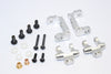 Tamiya Wild Willy 2 Aluminum C-Hub - 4Pcs Set Silver