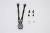 Tamiya Wild Willy 2 Aluminum Hi-Torque Servo Saver 25T With Steel Tie Rod - 1 Set Black