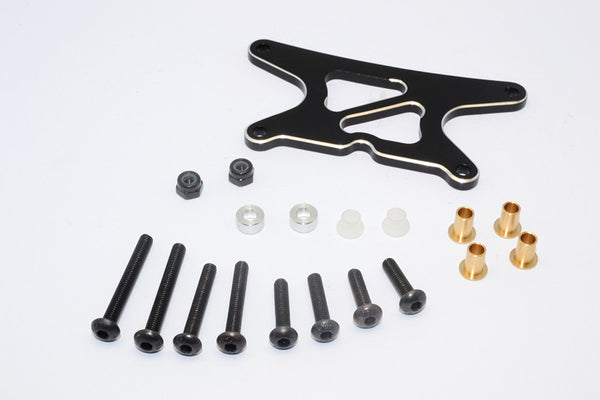 Tamiya Wild Willy 2 Aluminum Front Shock Tower - 1Pc Set Black