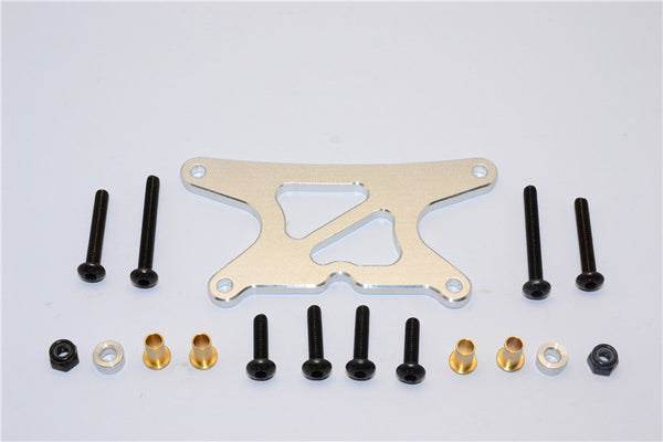 Tamiya Wild Willy 2 Aluminum Front Shock Tower - 1Pc Set Silver