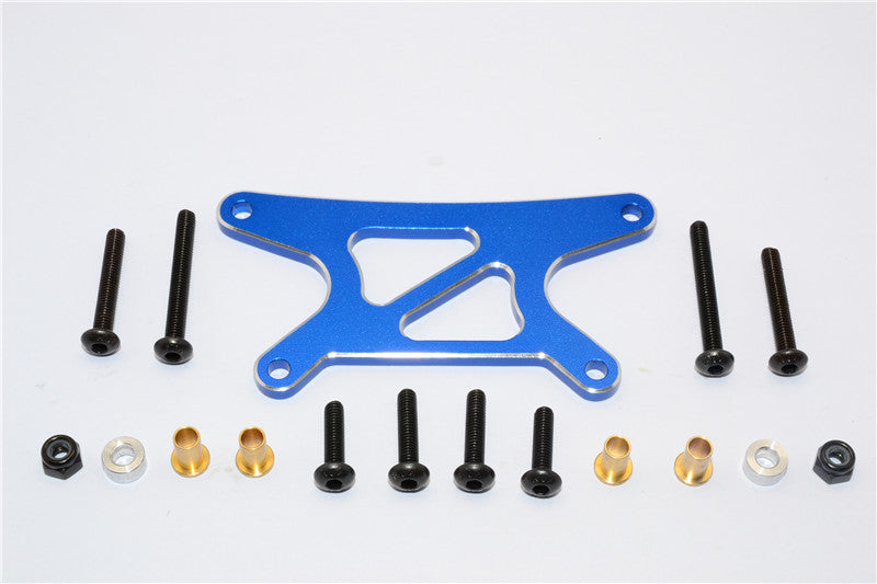 Tamiya Wild Willy 2 Aluminum Rear Shock Tower - 1Pc Set Blue
