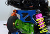 Tamiya Wild Willy 2 Aluminum Rear Shock Tower - 1Pc Set Green