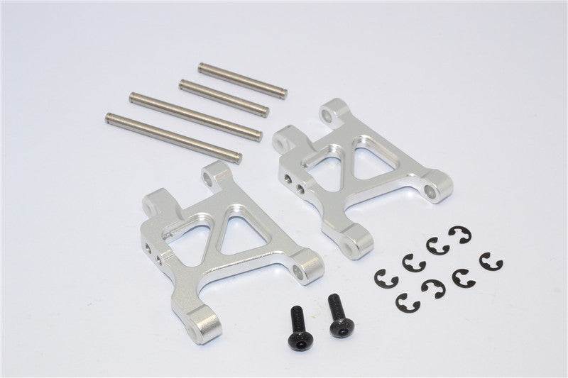 Tamiya Wild Willy 2, GF01 & TL01 Aluminum Rear Lower Arm - 1Pr Silver