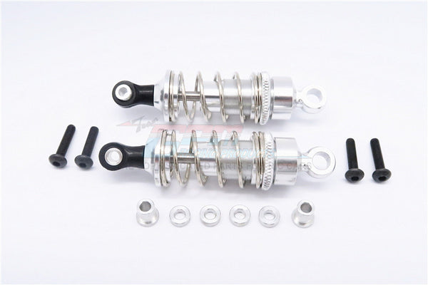 Tamiya Wild Willy 2 Aluminum Front/Rear Adjustable Damper  - 1Pr Set Silver