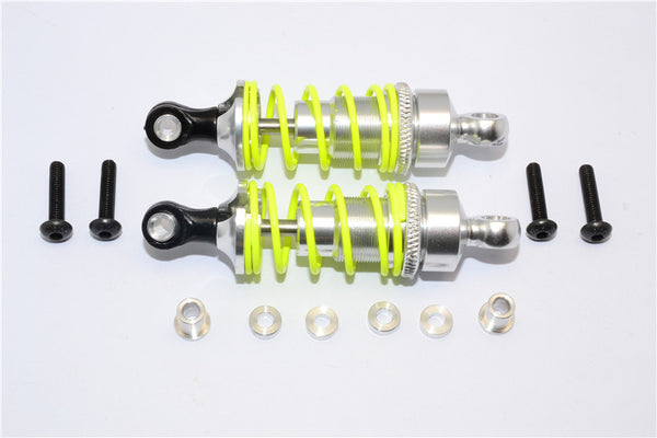 Tamiya Wild Willy 2 Aluminum Front/Rear Adjustable Damper - 1Pr Set Silver