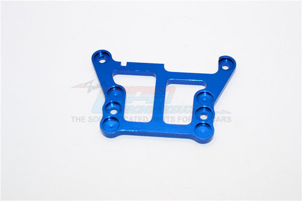 XMods Generation 1 Aluminum Front Upper Plate Connects To Front Gear Box - 1Pc Blue