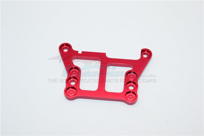 XMods Generation 1 Aluminum Front Upper Plate Connects To Front Gear Box - 1Pc Red