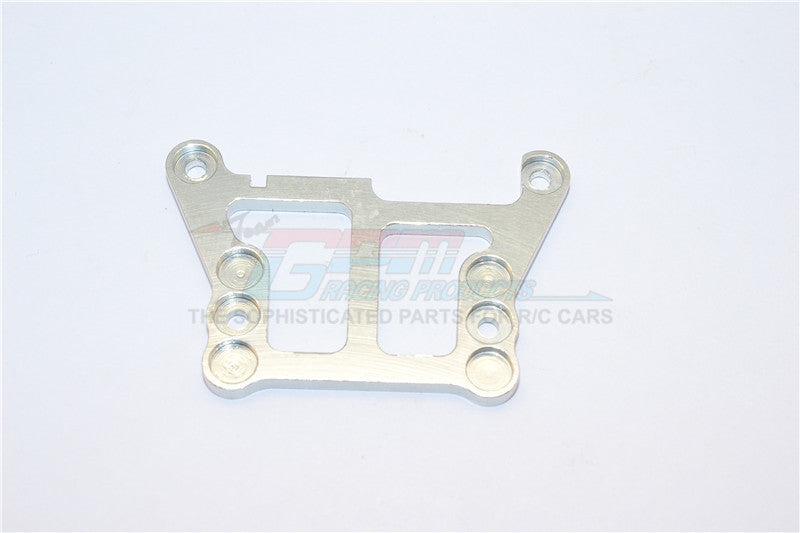 XMods Generation 1 Aluminum Front Upper Plate Connects To Front Gear Box - 1Pc Silver