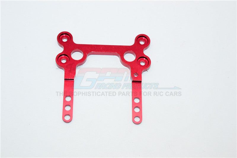 XMods Generation 1 Aluminum Rear Upper Plate Connects To Rear Gear Box - 1Pc Red