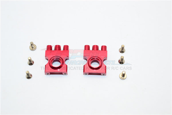 XMods Generation 1 Aluminum Front Gear Box With Screws - 1Pr Set Red
