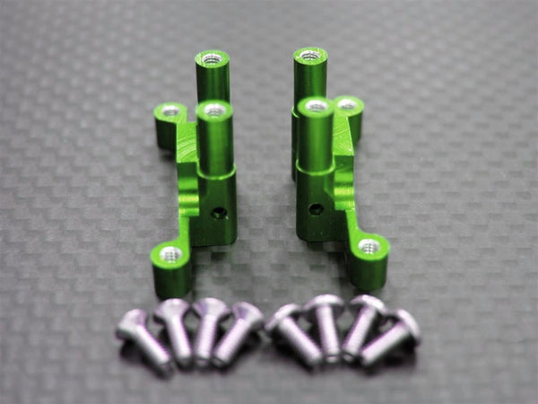 XMods Generation 1 Aluminum Rear Gear Box With Screws - 1Pr Set Green