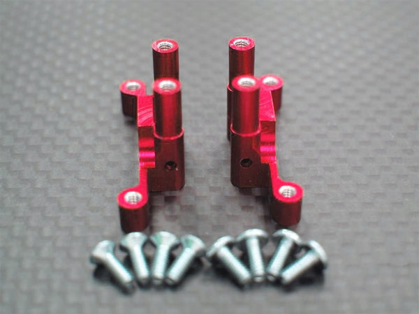 XMods Generation 1 Aluminum Rear Gear Box With Screws - 1Pr Set Red