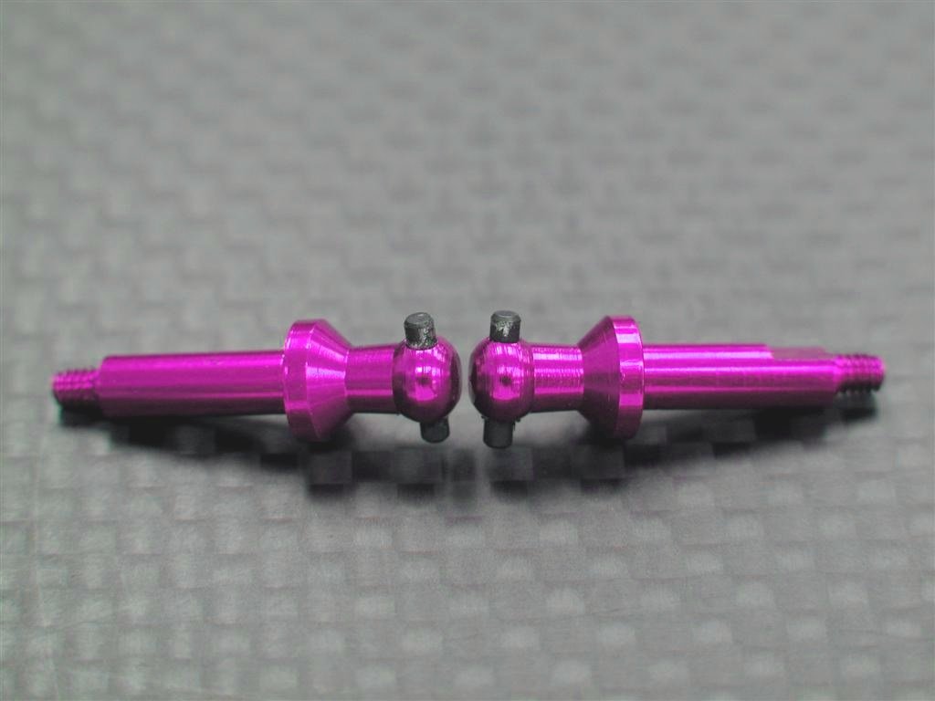 XMods Generation 1 Aluminum Rear Wheel Shaft - 1Pr Pink