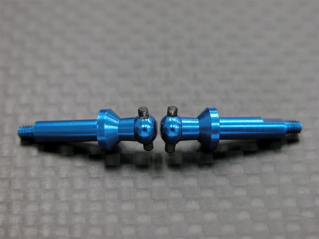 XMods Generation 1 Aluminum Rear Wheel Shaft - 1Pr Blue
