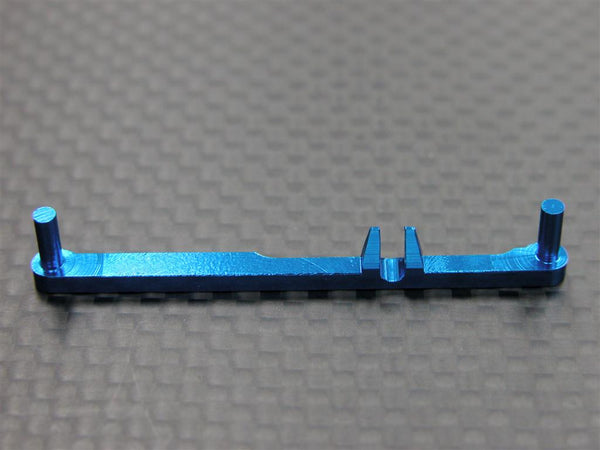 XMods Generation 1 Aluminum Steering Plate (Toe-In 1 Deg) - 1Pc Blue