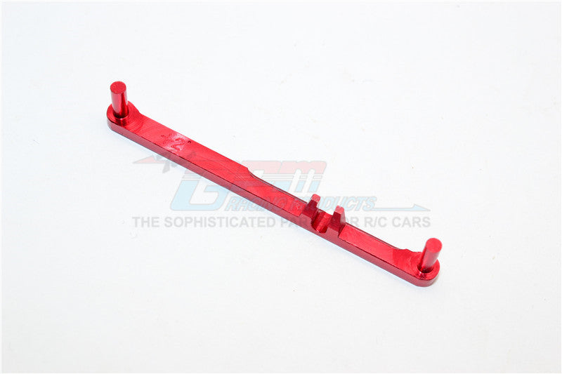 XMods Generation 1 Aluminum Steering Plate (Toe-In 2 Deg) - 1Pc Red