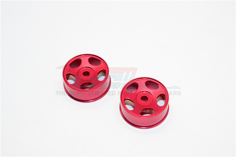 XMods Generation 1 & Evolution Touring Aluminum Front Sinkage Rims (Star) - 1Pr Red