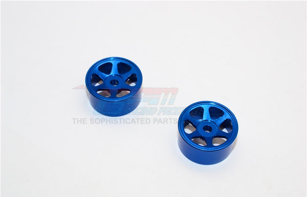 XMods Generation-1 & Evolution Touring Aluminum Rear Sinkage Rims (6 Poles) - 1Pr Blue